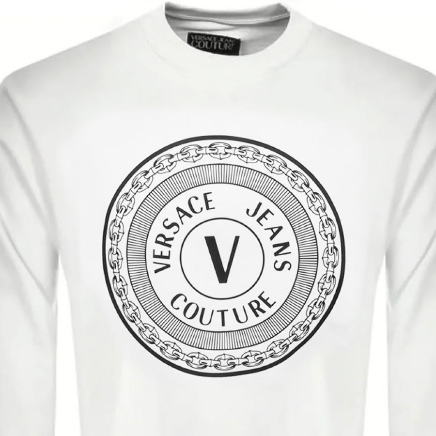 Alternative Image for ProductVersace Jeans Couture Logo Sweatshirt White2